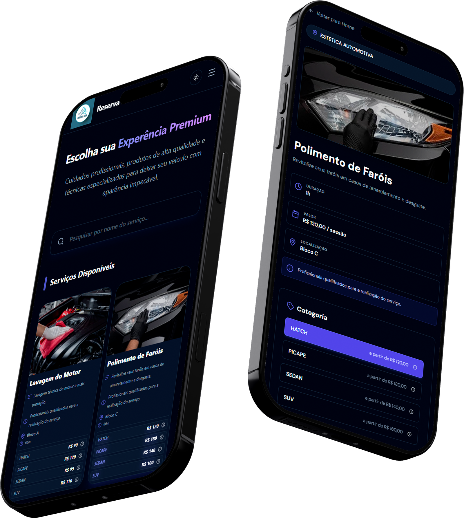 Reserva Fácil - Sistema de gestão para estética automotiva